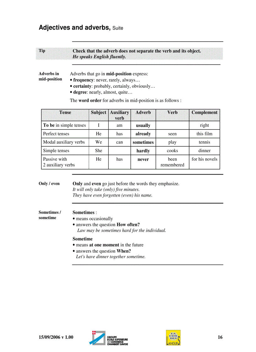 image for page TOEIC Grammar