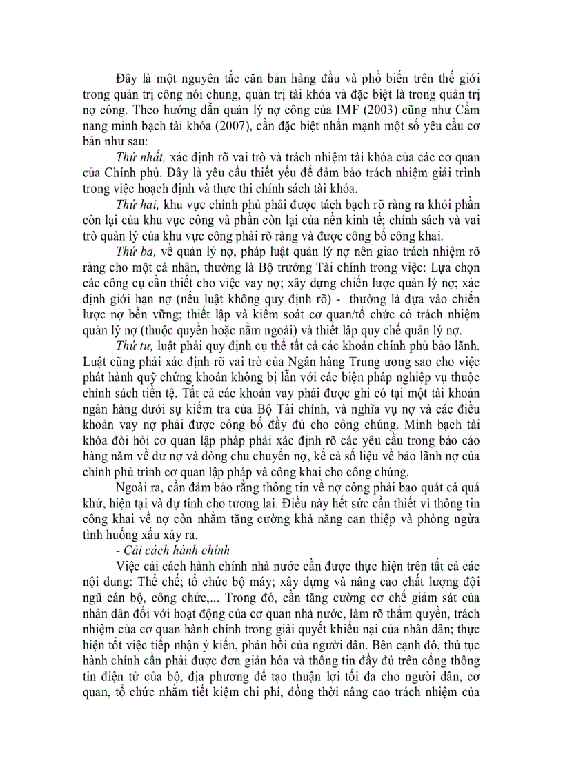 image for page Tình hình nợ công và quản lý nợ công ở Việt Nam