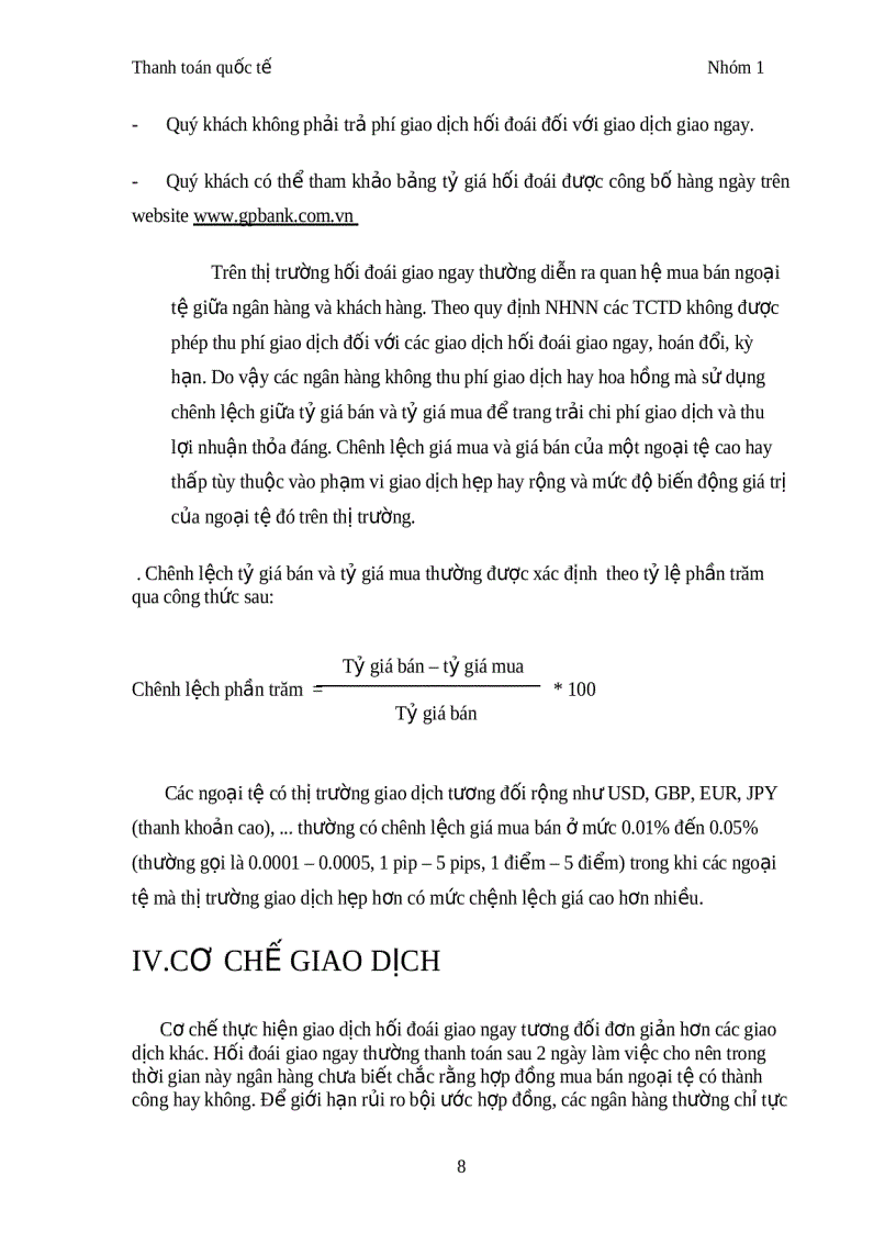 image for page Những điều cần biết về thị trường hối đoái giao ngay