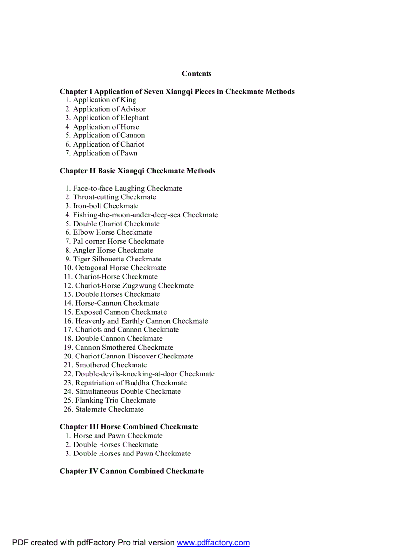 image for page Cờ Tướng Tiếng Anh Các Thế Chiếu Tướng