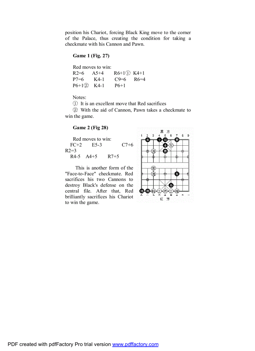 image for page Cờ Tướng Tiếng Anh Các Thế Chiếu Tướng