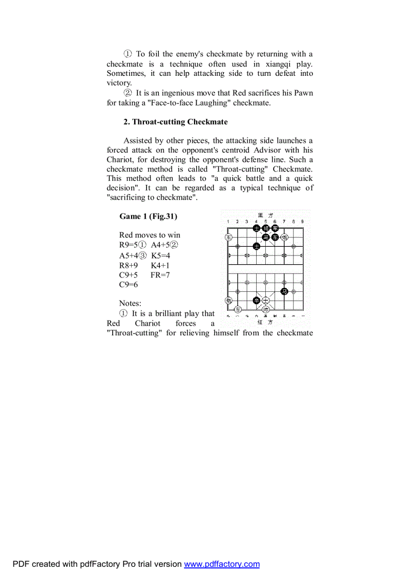 image for page Cờ Tướng Tiếng Anh Các Thế Chiếu Tướng