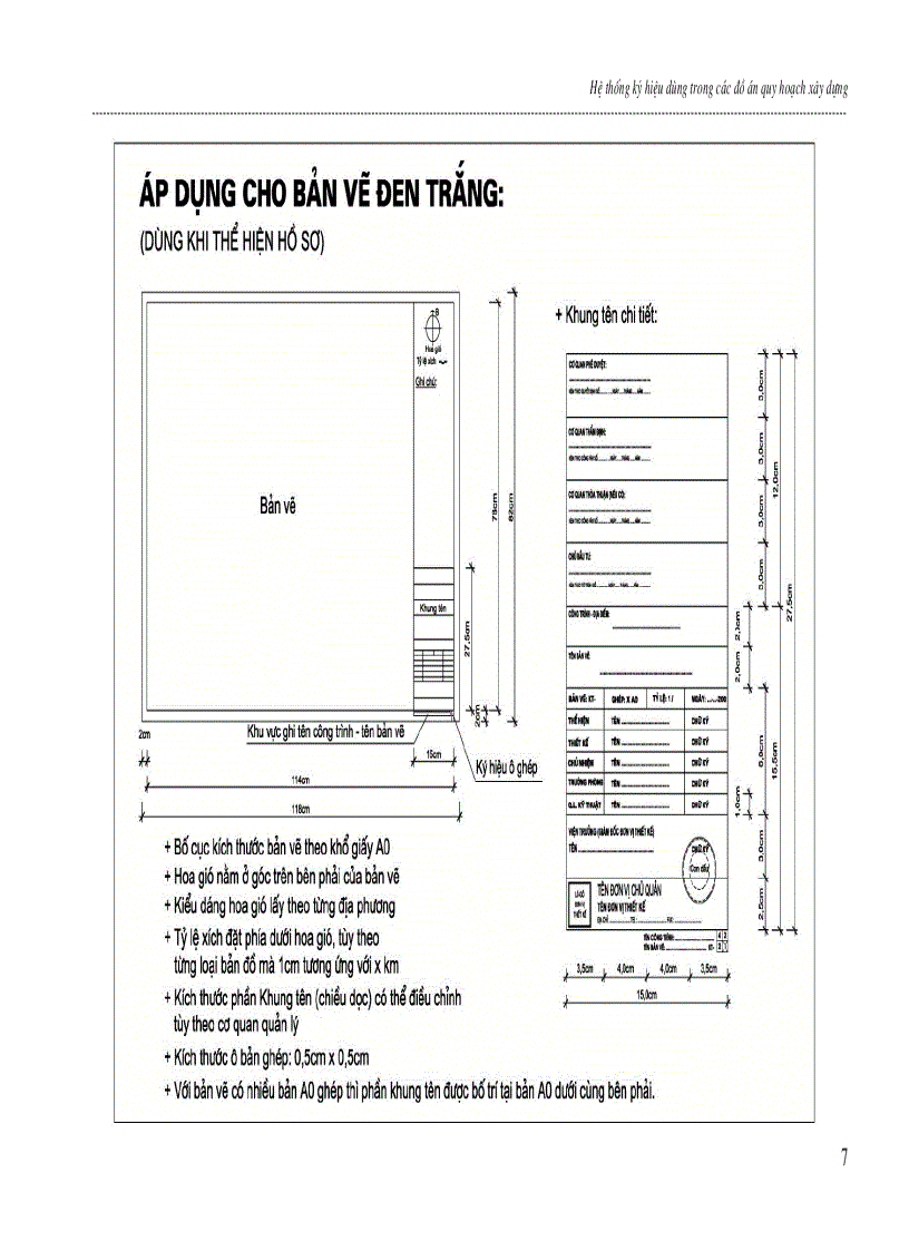 image for page Hệ thống ký hiệu dùng trong các đồ án quy hoạch xây dựng