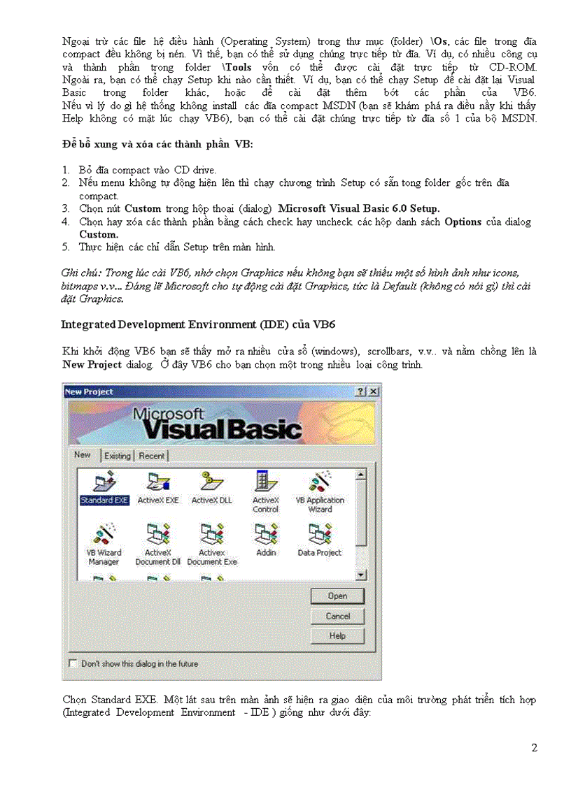 image for page Bài giảng Visual Basic 6 hướng dẫn cụ thể