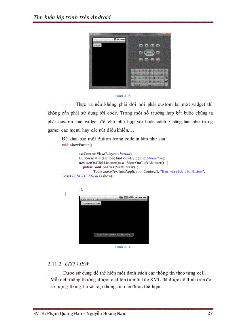 image for page Tìm hiểu lập trình trên Android