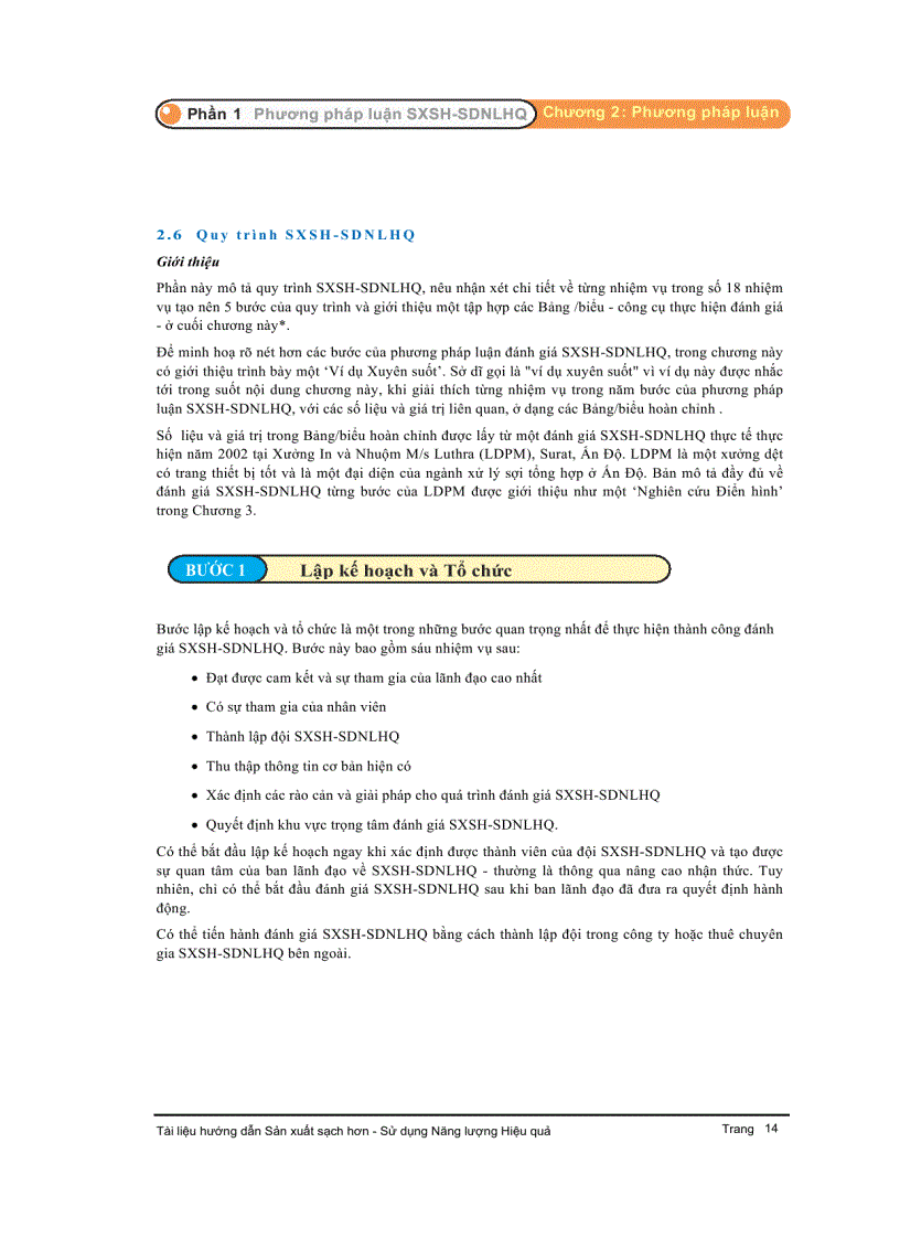 image for page Hướng dẫn lồng ghép Sản xuất sạch hơn và Sử dụng năng lượng hiệu quả