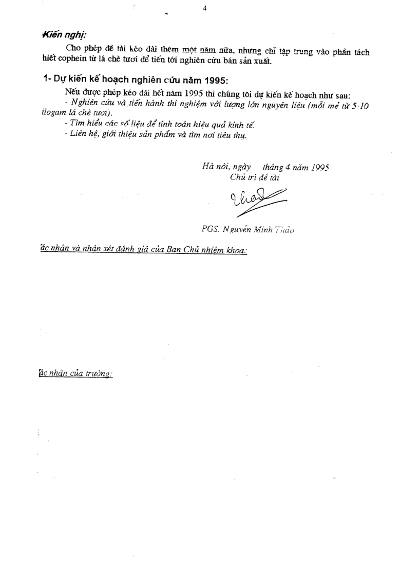 image for page Nghiên cứu phương phápTách chiết cafein từ phế liệu chè Việt Nam