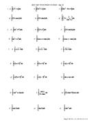 Các bài toán tích phân đơn giản