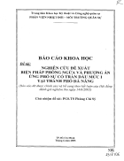 Hiện trạng môi trường nguy cơ và phương án ứng phó sự cố tràn dầu tại biển Đà Nẵng 145 trang