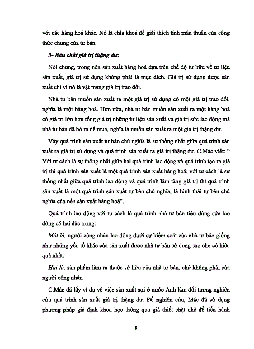 image for page Giá trị thặng dư Các hình thức biểu hiện của giá trị thặng dư
