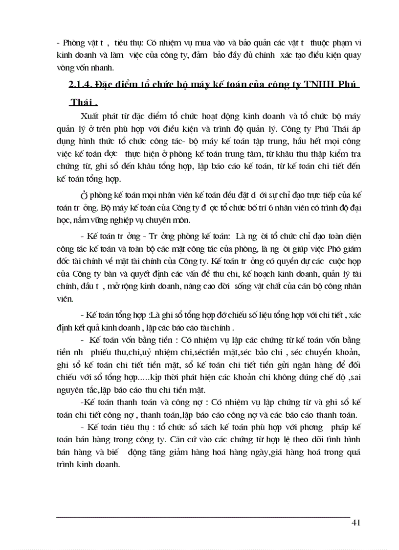 image for page Hoàn thiện kế toán bán hàng và xác định kết quả kinh doanh tại công ty TNHH Phú Thái