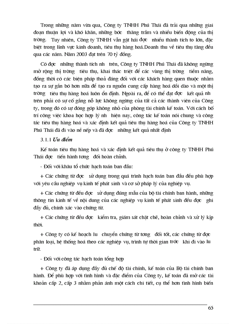 image for page Hoàn thiện kế toán bán hàng và xác định kết quả kinh doanh tại công ty TNHH Phú Thái