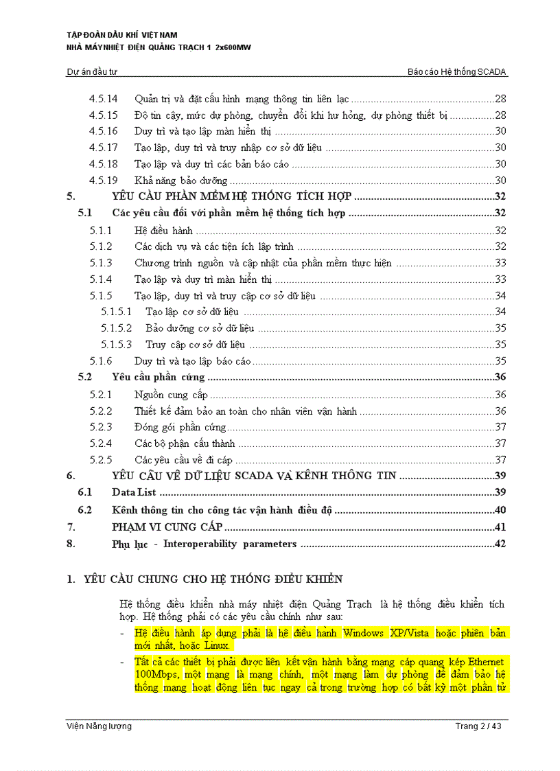 image for page Báo cáo Hệ thống SCADA