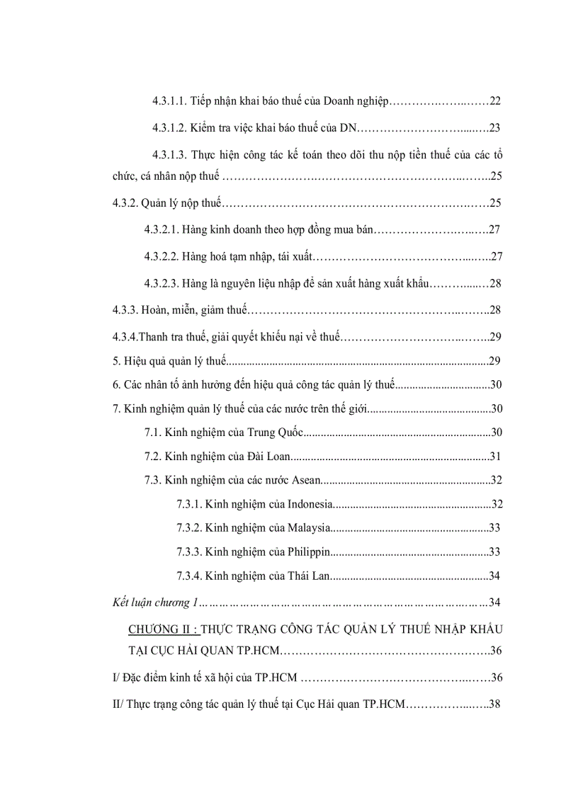 image for page Một số gải pháp nhằm nâng cao hiệu quả quản lý thuế nhập khẩu tại cục hải quan TP HCM