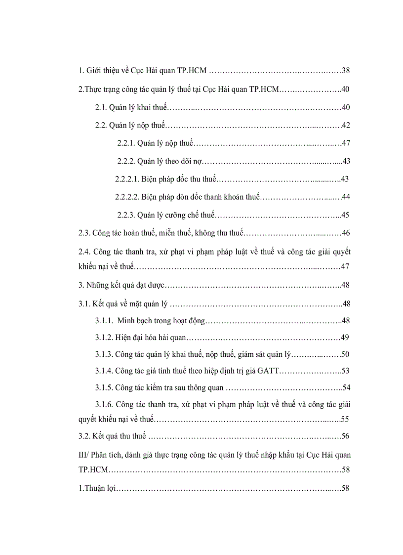 image for page Một số gải pháp nhằm nâng cao hiệu quả quản lý thuế nhập khẩu tại cục hải quan TP HCM