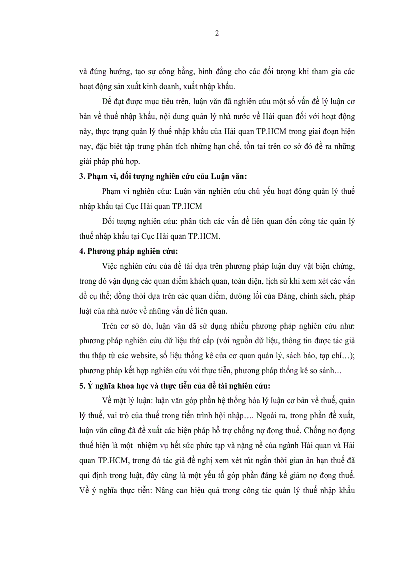 image for page Một số gải pháp nhằm nâng cao hiệu quả quản lý thuế nhập khẩu tại cục hải quan TP HCM