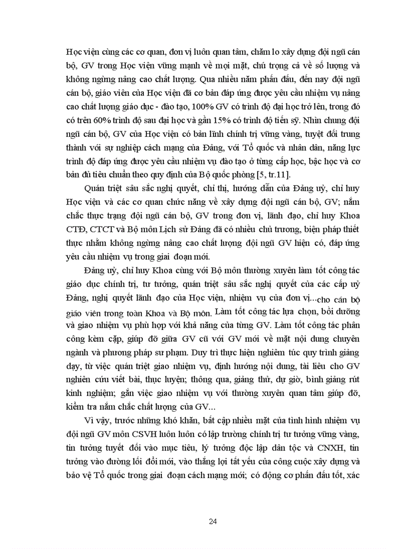 image for page Nâng cao chất lượng dạy học môn Cơ sở văn hoá Việt Nam cho học viên đào tạo sỹ quan cấp phân đội trình độ đại học ở Học viện Hậu cần hiện nay