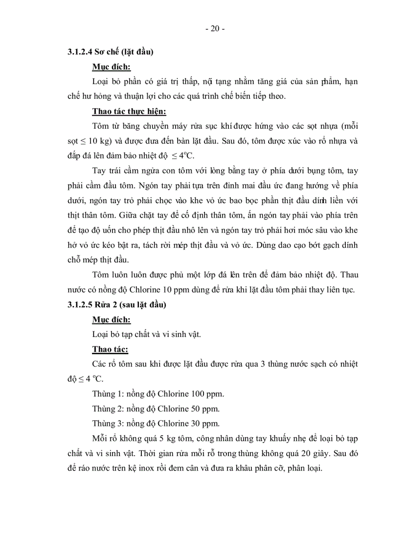 image for page Khảo sát qui trình sản xuất một số sản phẩm tôm đô ng lạnh tại công ty TNHH thực phẩm Amanda Đề xuất biện pháp nâng cao chất lượng và tận dụng phế liệu