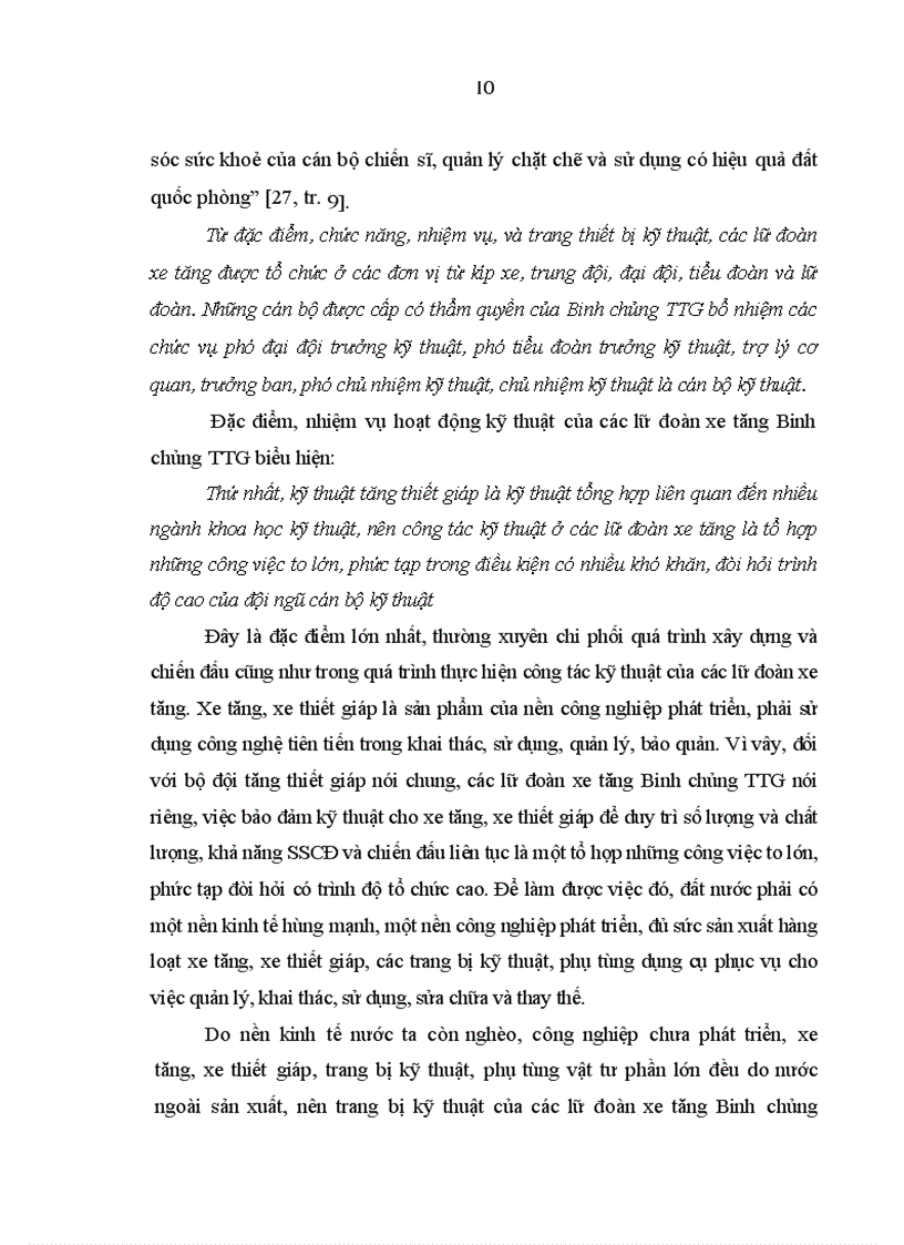 image for page Xây dựng đội ngũ cán bộ kỹ thuật của các lữ đoàn xe tăng Binh chủng Tăng thiết giáp