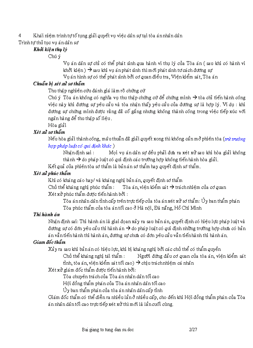 image for page Khái niệm và các nguyên tắc cơ bản của luật tố tụng dân sự