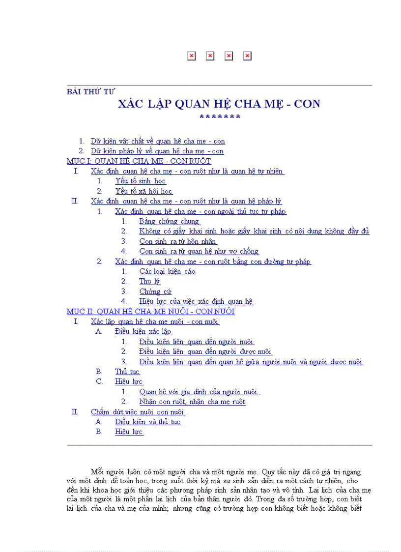 image for page Xác lập quan hệ cha mẹ con