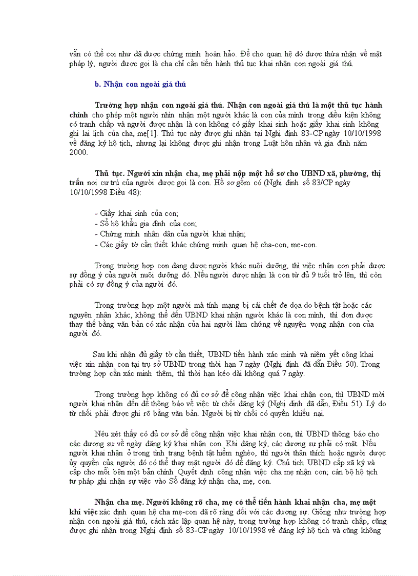 image for page Xác lập quan hệ cha mẹ con