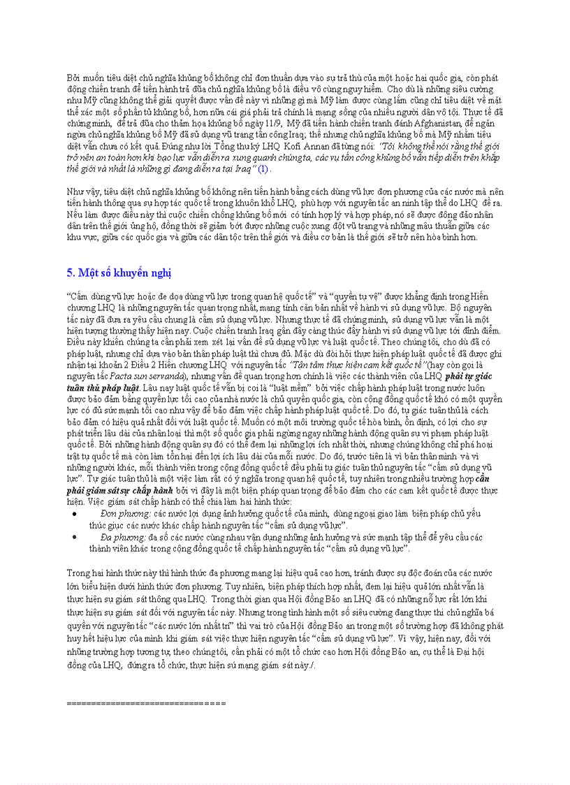 image for page Về nguyên tắc cấm dùng vũ lực hoặc đe dọa dùng vũ lực trong quan hệ quốc tế