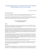 Áp dụng tập quán quốc tế trong việc xét xử tranh chấp hợp đồng thương mại có yếu tố nước ngoài