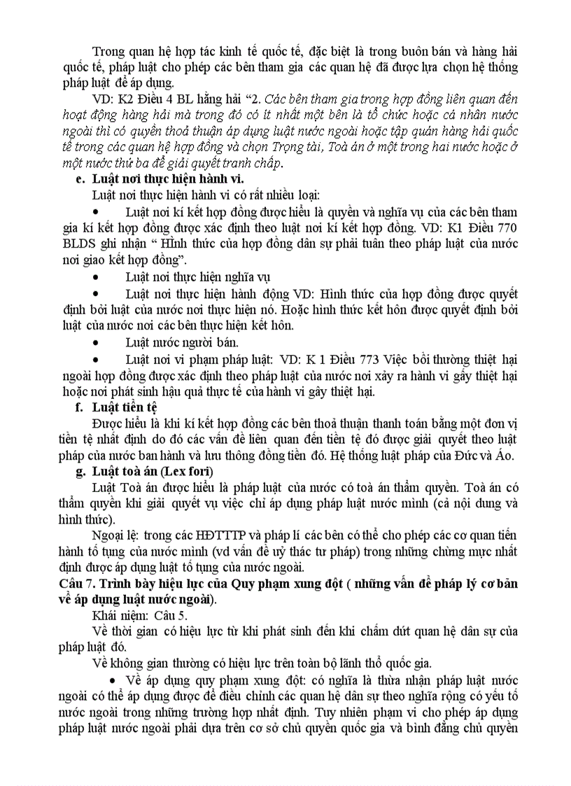 image for page Đề cương ôn tập tư pháp quốc tế
