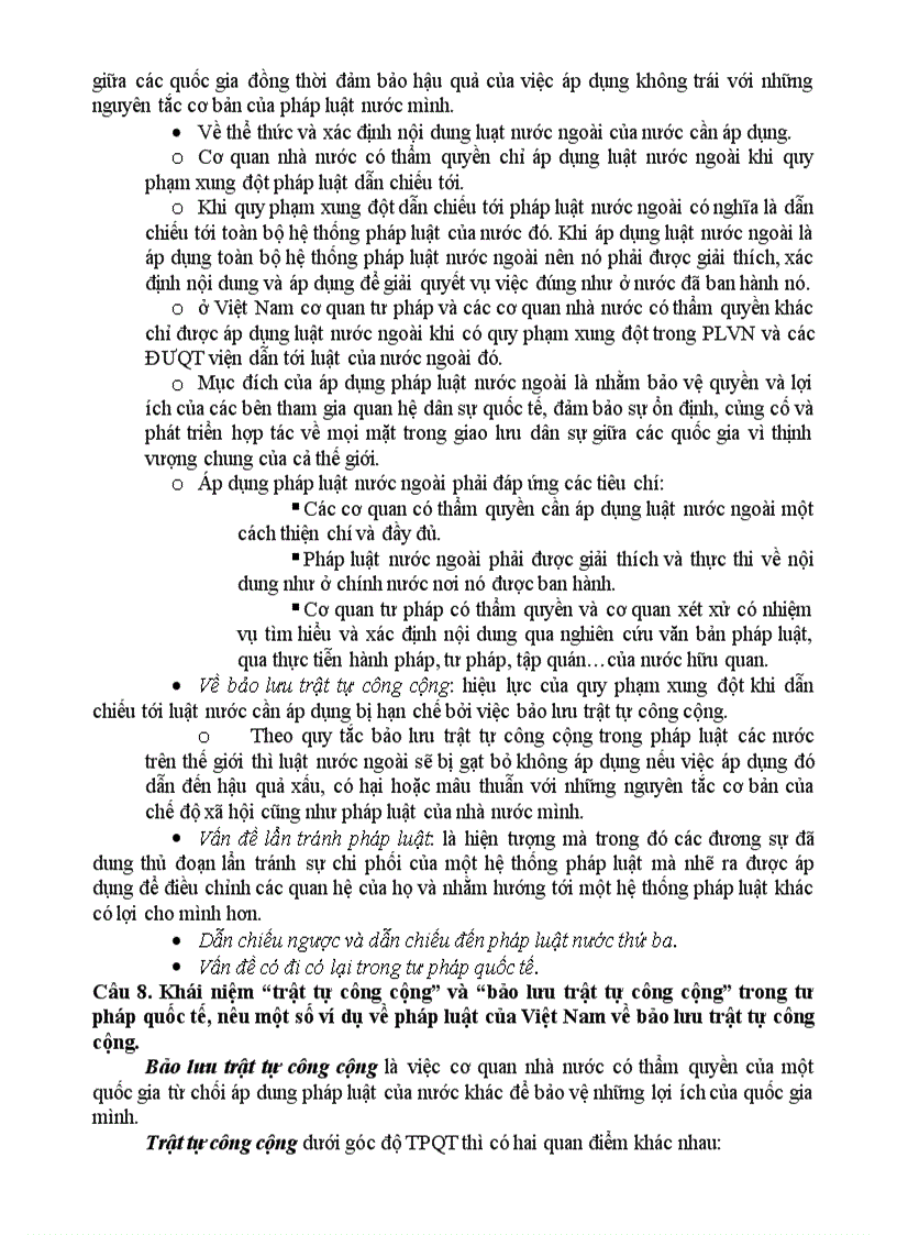 image for page Đề cương ôn tập tư pháp quốc tế
