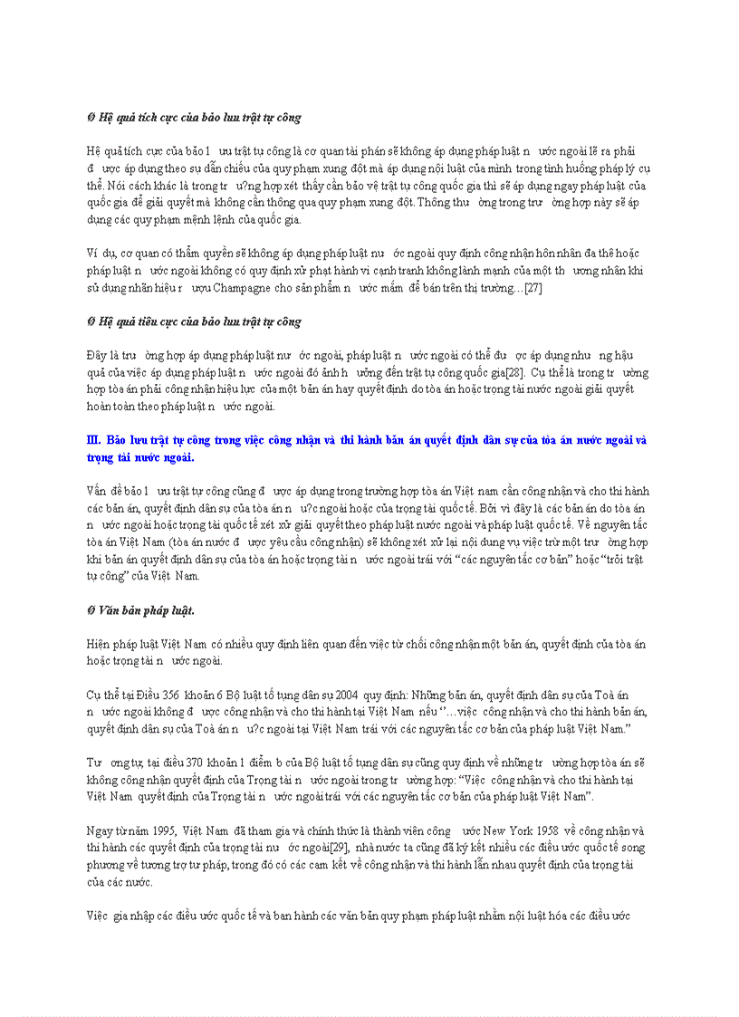 image for page Vấn đề bảo lưu trật tự công trong tư pháp quốc tế việt nam