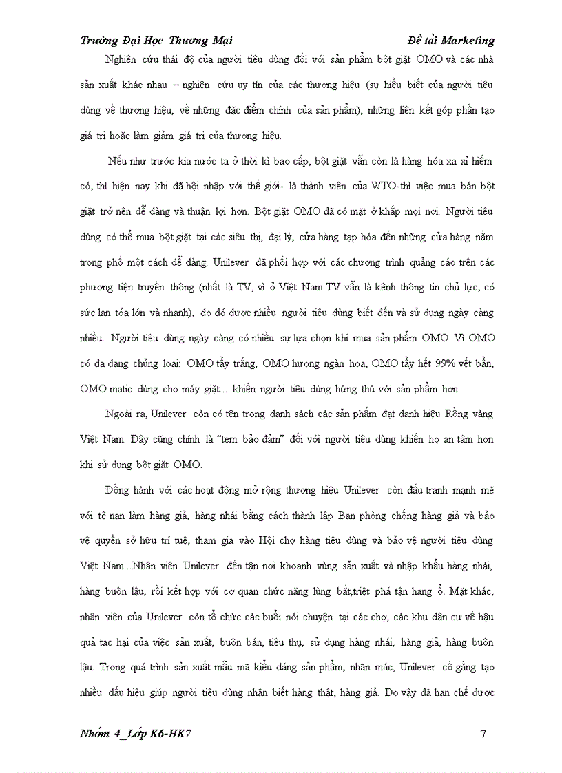 image for page Chiến lược Marketing cho Omo