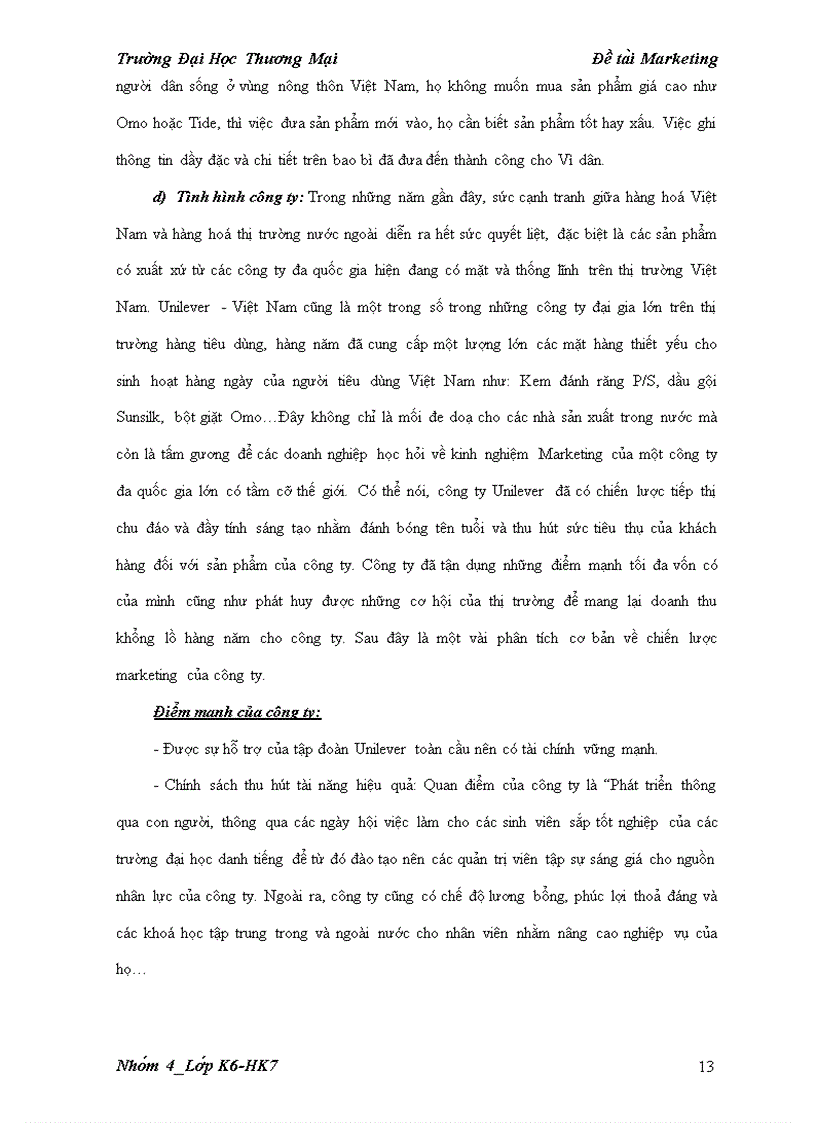 image for page Chiến lược Marketing cho Omo