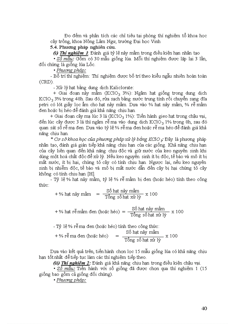 image for page Đánh giá khả năng chịu hạn của một số mẫu giống lúa nương ở vùng phía tây nghệ an