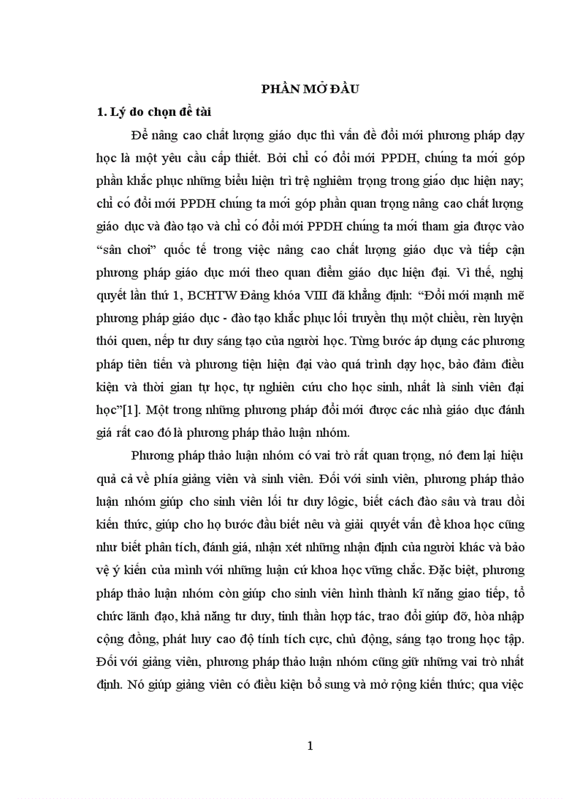 image for page Biện pháp nâng cao chất lượng sử dụng phương pháp thảo luận nhóm trong dạy học môn Giáo dục học ở trường Cao đẳng Ngô Gia Tự Bắc Giang 77 trang