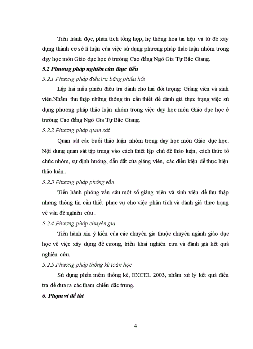 image for page Biện pháp nâng cao chất lượng sử dụng phương pháp thảo luận nhóm trong dạy học môn Giáo dục học ở trường Cao đẳng Ngô Gia Tự Bắc Giang 77 trang