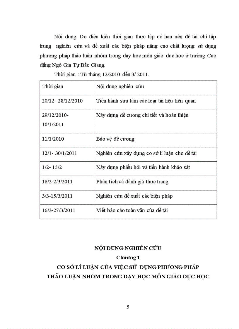 image for page Biện pháp nâng cao chất lượng sử dụng phương pháp thảo luận nhóm trong dạy học môn Giáo dục học ở trường Cao đẳng Ngô Gia Tự Bắc Giang 77 trang