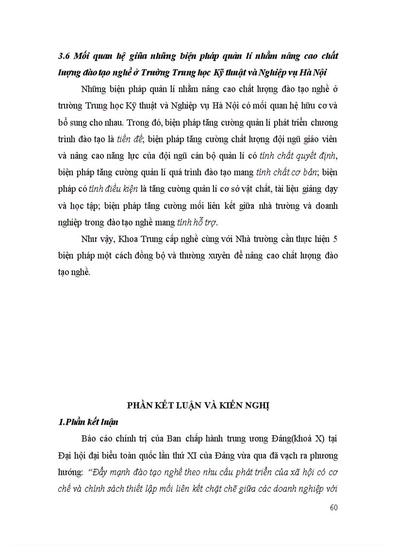 image for page Biện pháp quản lí nhằm nâng cao chất lượng đào tạo nghề ở trường Trung học Kỹ thuật và Nghiệp Vụ Hà Nộ 64trang i