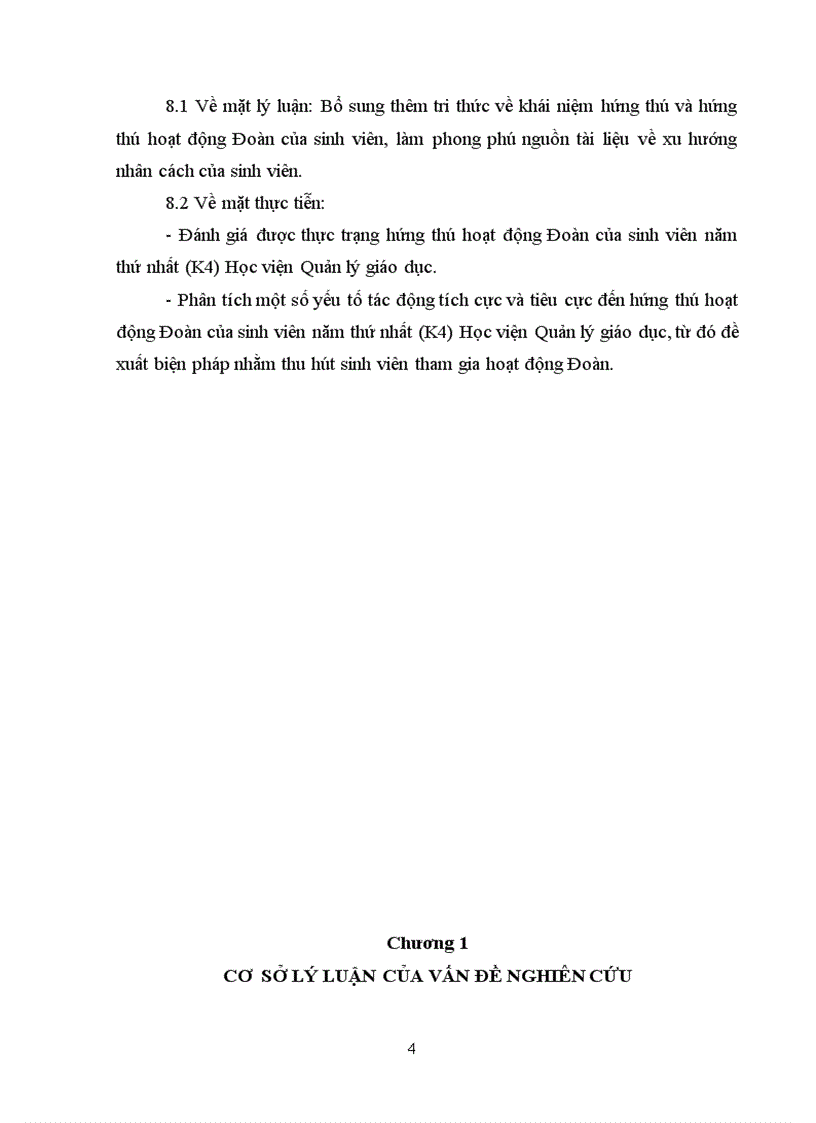 image for page Hứng thú hoạt động Đoàn của sinh viên năm thứ nhất Học viện Quản lý giáo dục 66trang