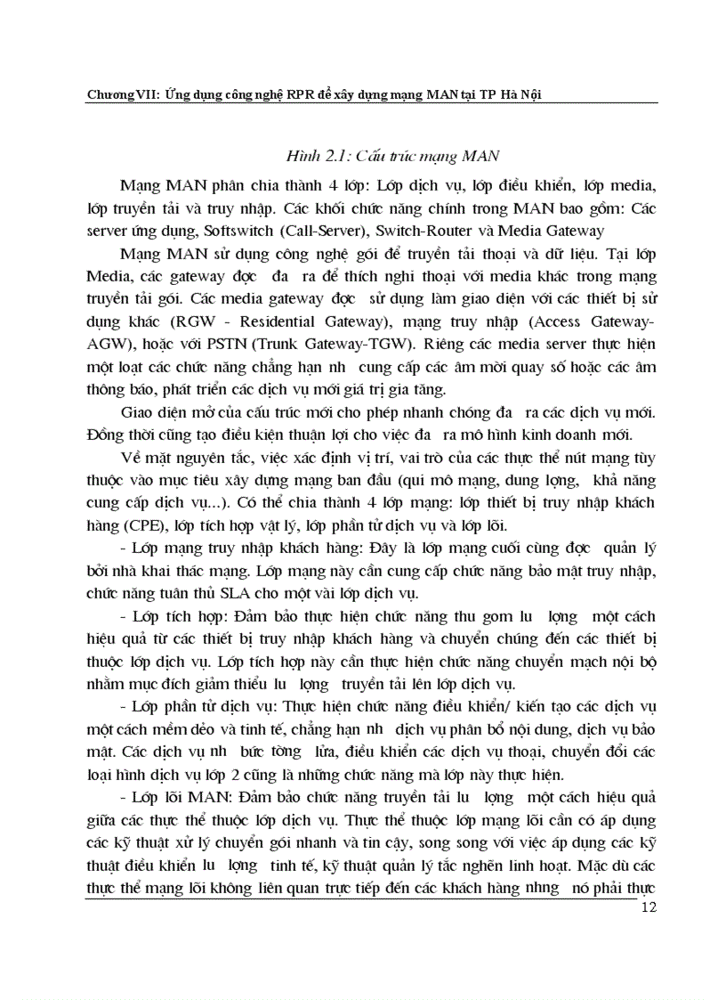 image for page Ứng dụng công nghệ RPR để xây dựng mạng MAN tại TP Hà Nội