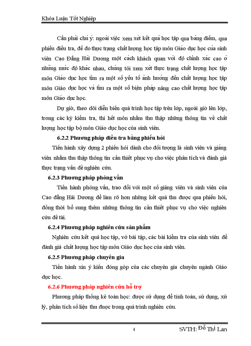 image for page Biện pháp nâng cao chất lượng học tập môn Giáo dục học của sinh viên Cao Đẳng Hải Dương 92 trang