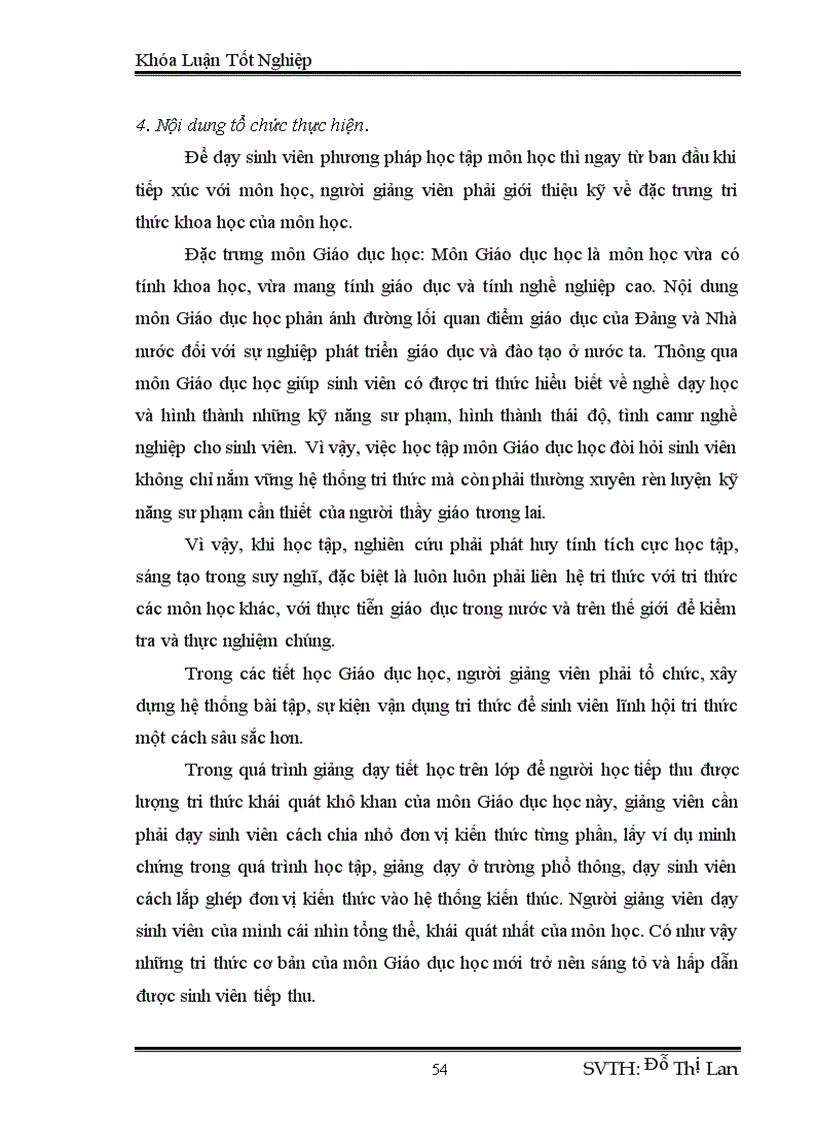 image for page Biện pháp nâng cao chất lượng học tập môn Giáo dục học của sinh viên Cao Đẳng Hải Dương 92 trang