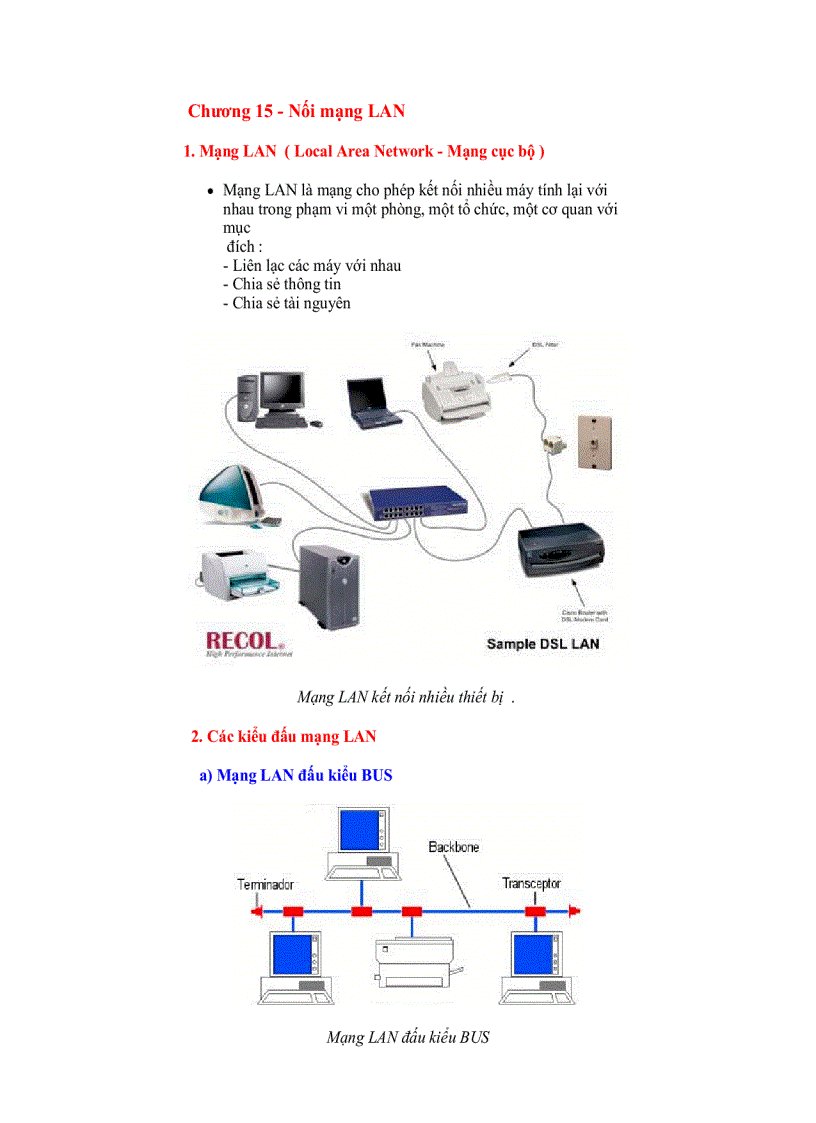 image for page Nối mạng LAN