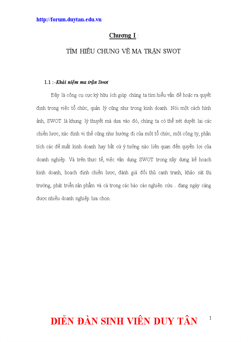 image for page Tìm hiểu chung về ma trận swot