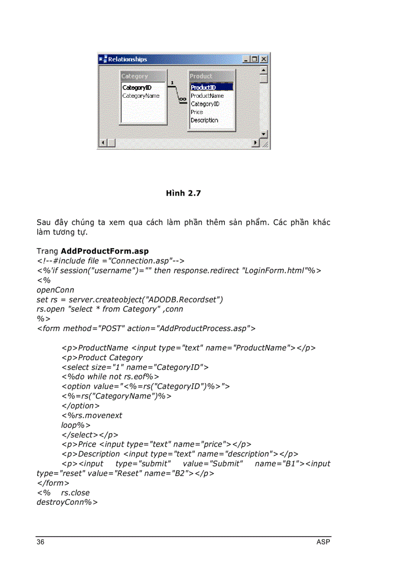 image for page Một số tiện ích trong ASP