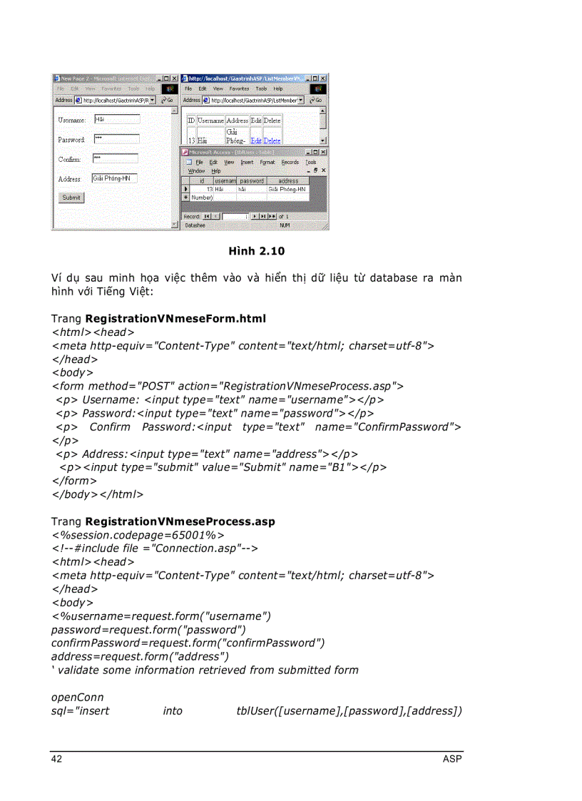 image for page Một số tiện ích trong ASP