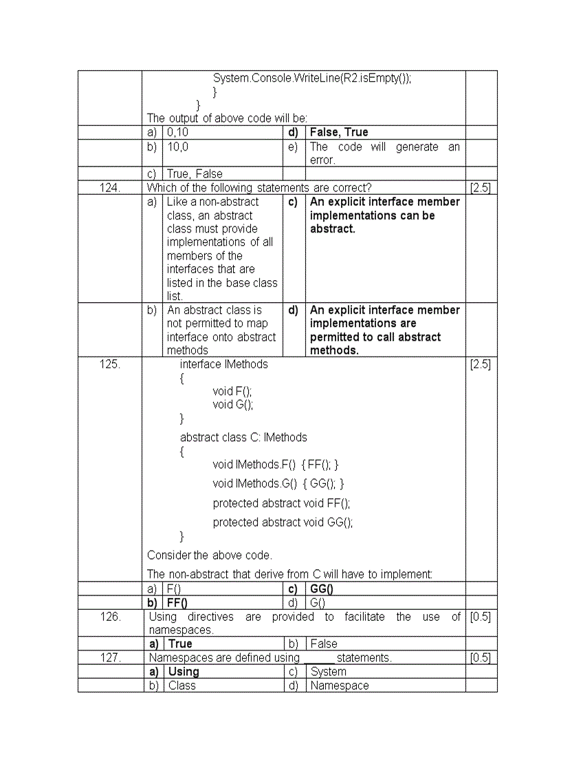 image for page Questions to NET and Programming in C v2