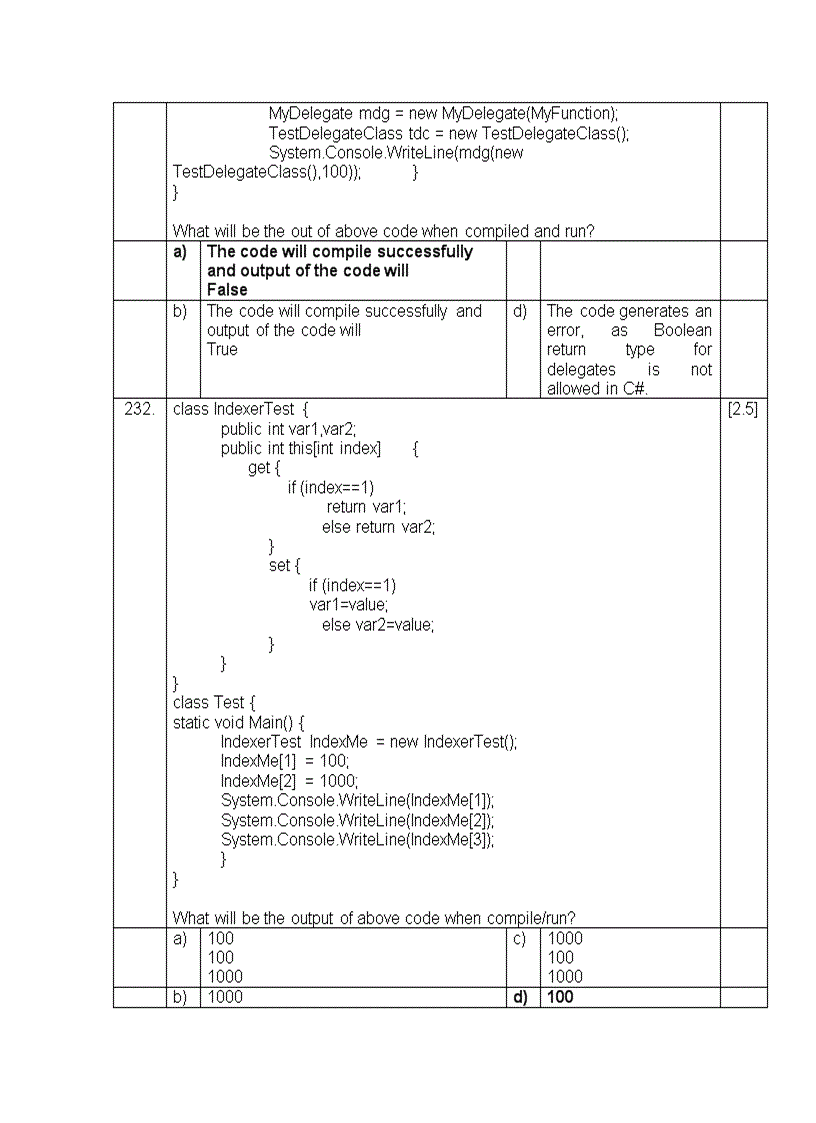 image for page Questions to NET and Programming in C v2