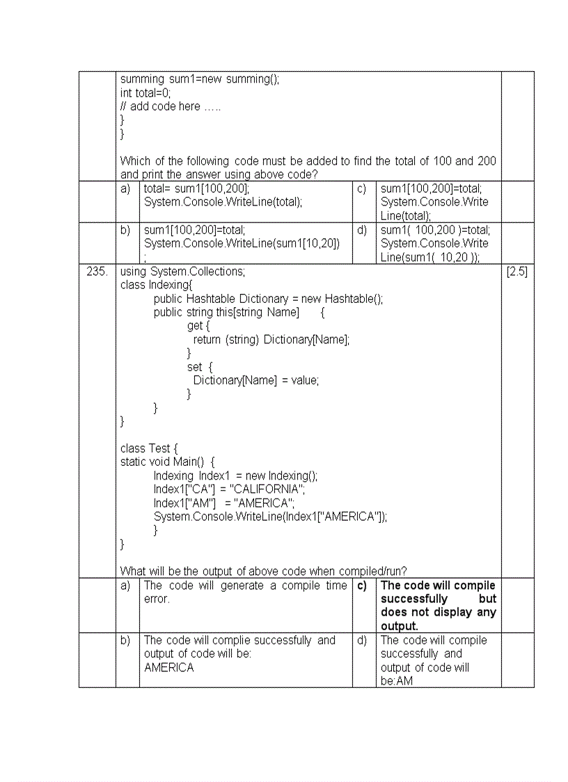 image for page Questions to NET and Programming in C v2