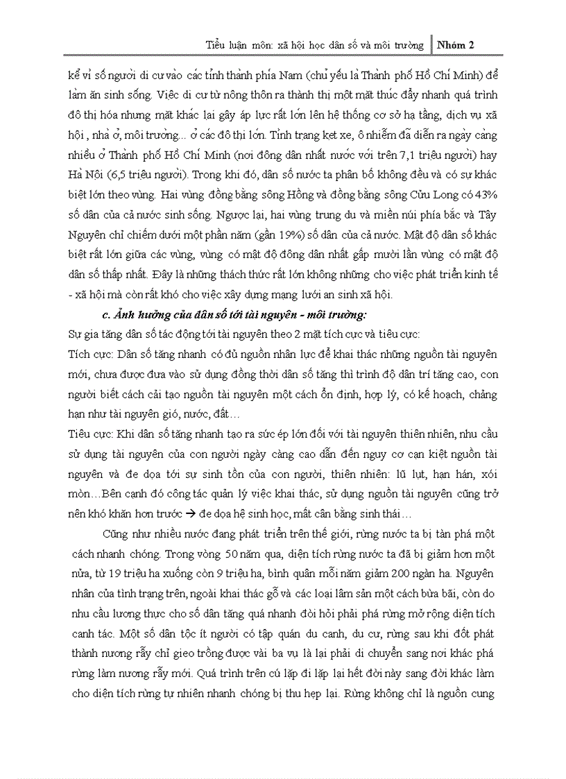 image for page Thực trạng gia tăng dân số ở việt nam nhân tố tác động và ảnh hưởng tới phát triển kinh tế xã hội